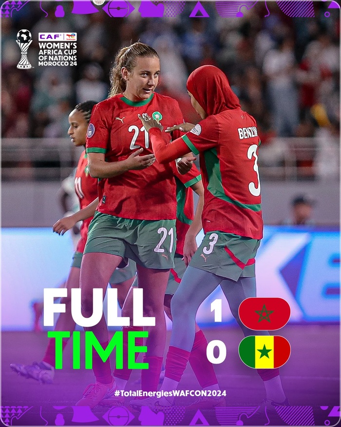 CAN (f) 2024: Le Maroc QUALIFIE premier du groupe A