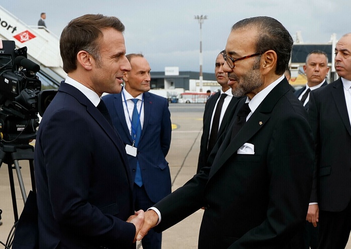 Sa Majesté le Roi félicite Emmanuel Macron à l’occasion de la fête nationale de son pays