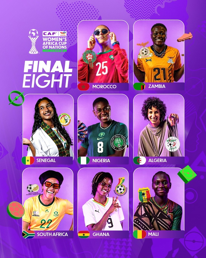 CAN(f) Maroc 2024: Quelles affiches pour les quarts de finale ?