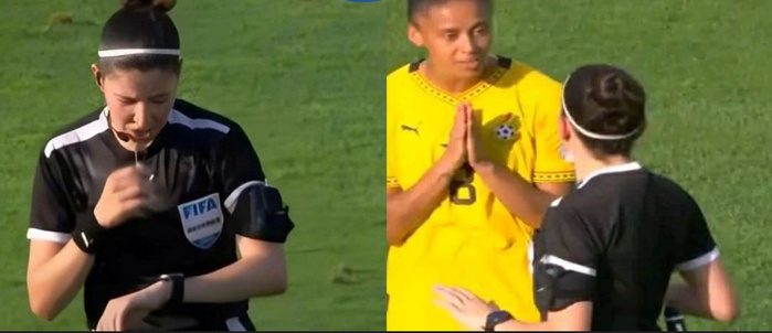 CAN (f) Maroc 24 : Une arbitre algérienne retire le logo de Royal Air Maroc en plein match !?