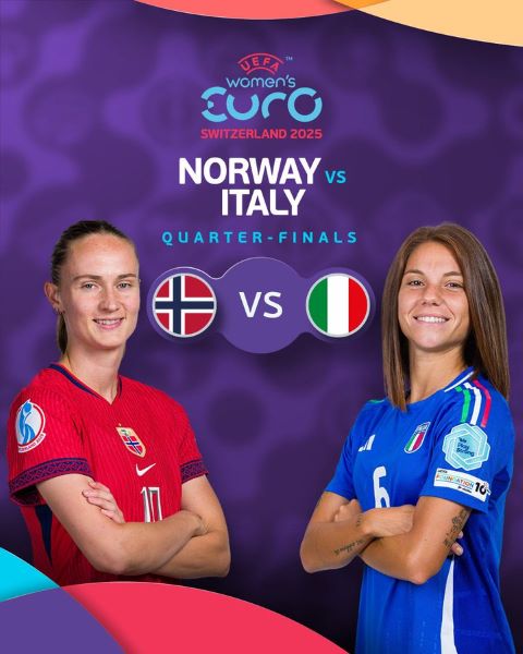 Euro Féminin 2025 : Ce soir, Norvège-Italie pour ouvrir les quarts