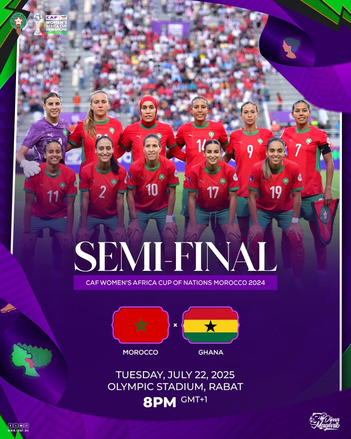 CAN (f) 2024 : Pas de demi-finale Maroc–Algérie, les Lionnes affronteront le Ghana