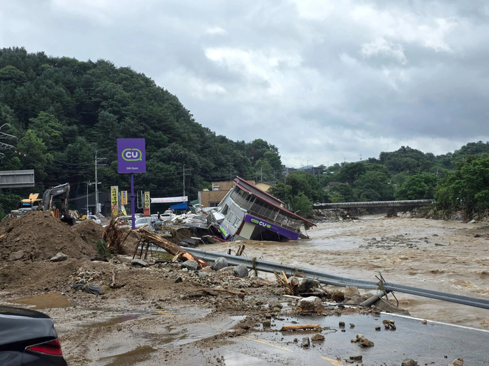 Pluies torrentielles en Corée du Sud : 14 morts