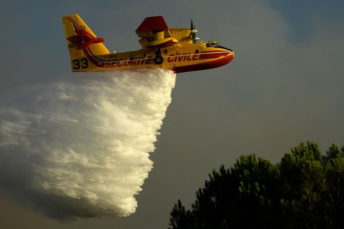 Feu de forêt à Tétouan : intervention massive avec quatre avions Canadair