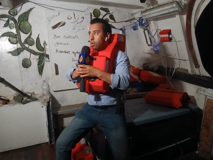 Le journaliste marocain Mohammed El Bakkali intercepté à bord du navire "Handala" en route vers Gaza (vidéos)