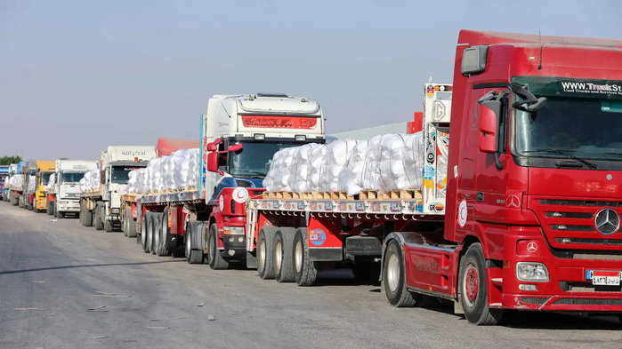 UNRWA : 6.000 camions d’aide bloqués à la frontière de Gaza