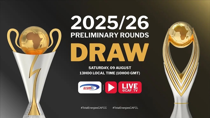 CAF / Officiel : Tirage au sort de la LDC et de la CCAF  2025/26 samedi prochain