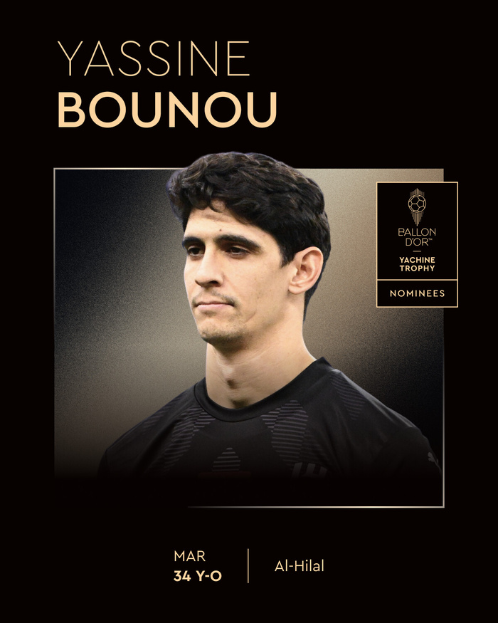 Ballon d'or / Trophée Yachine: Bounou nominé
