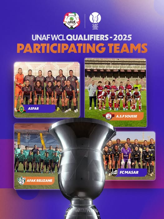 CAF Ligue des Champions (F) : le calendrier des éliminatoires de l’UNAF dévoilé