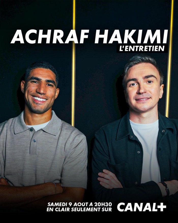 Médias : Ce soir, Hakimi en prime sur Canal+ dès 19h30