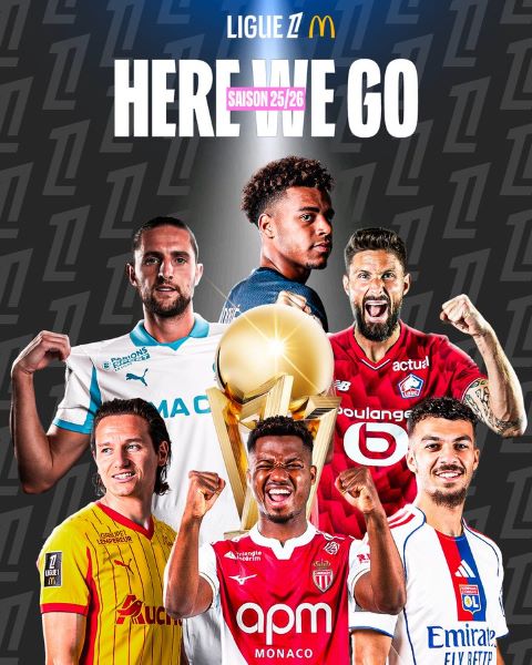 Ligue 1 2025-2026 :  Rennes vs Marseille en ouverture au début de la soirée