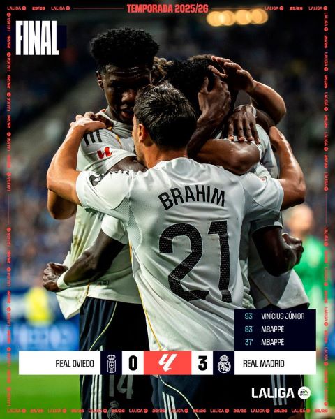 Liga / J2 : Mbappé guide le Real face à Oviedo