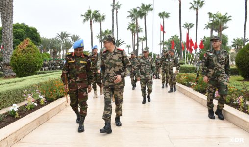L’Inspecteur général des FAR reçoit le commandant de la MINURSO