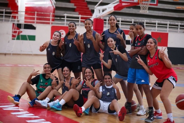 Afro basket (f) U16 Kigali 25:  Les Lioncelles U16 sont déjà sur place