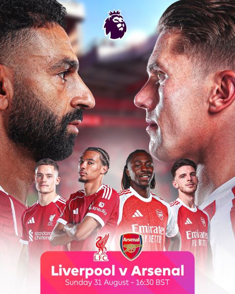 Premier League / J3 : Liverpool reçoit Arsenal pour le Choc de ce dimanche