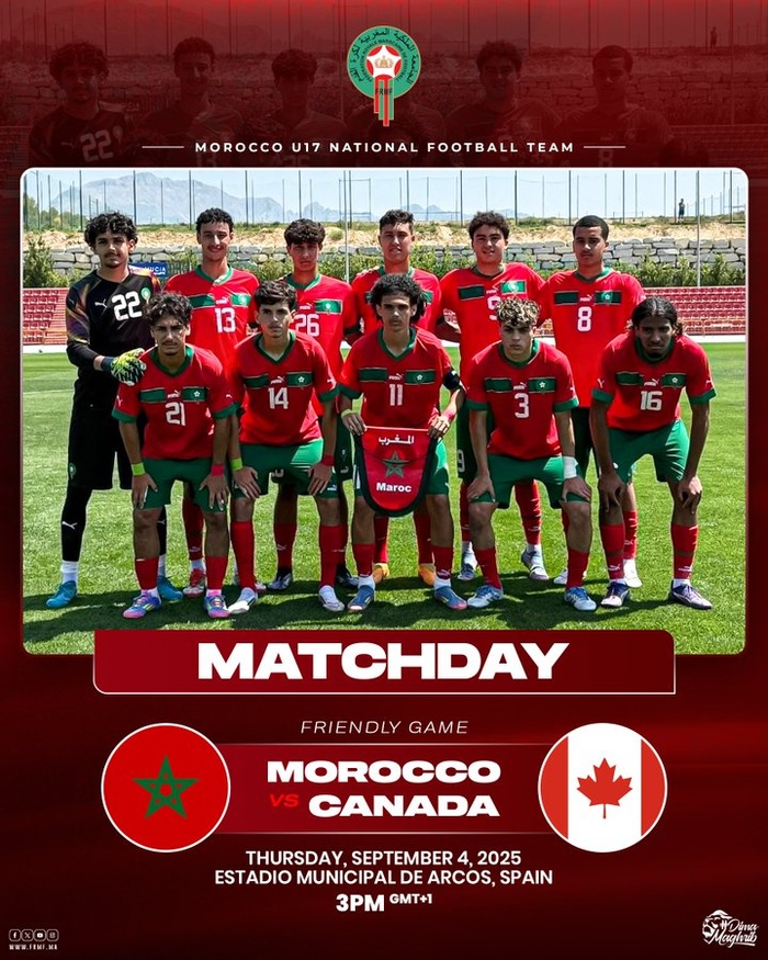 Prépa CDM U17 Qatar 2025 : Les Lionceaux face au Canada ce jeudi