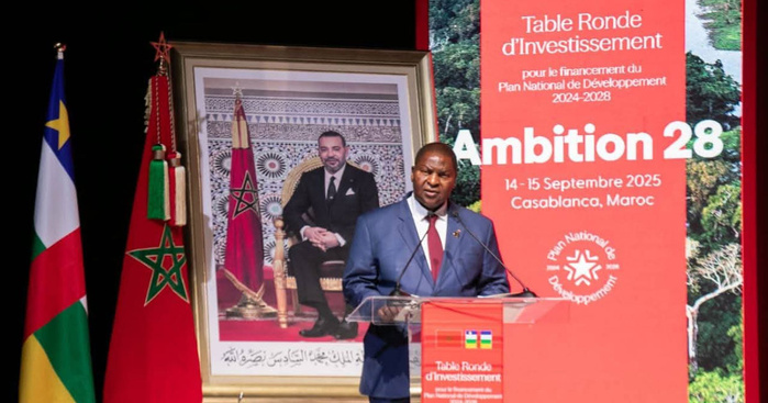 À Casablanca, la République centrafricaine mobilise 9 milliards de dollars pour son développement