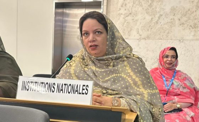 À Genève, la présidente du Comité régional des droits de l’homme de Dakhla souligne les efforts du Maroc en matière de transition juste et d’environnement lors de la session du Conseil des droits de l’homme
