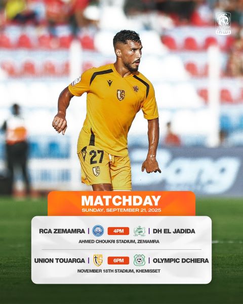 Botola D1 / J2 : Ce dimanche, deux matchs, deux nuls