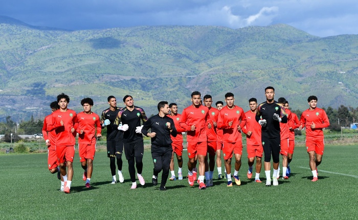 Mondial U20 : Première séance d’entraînement des Lionceaux à Santiago
