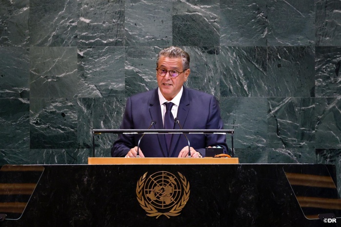 Akhannouch à l’AG de l’ONU : « Il est temps de tourner la page du conflit artificiel autour du Sahara »