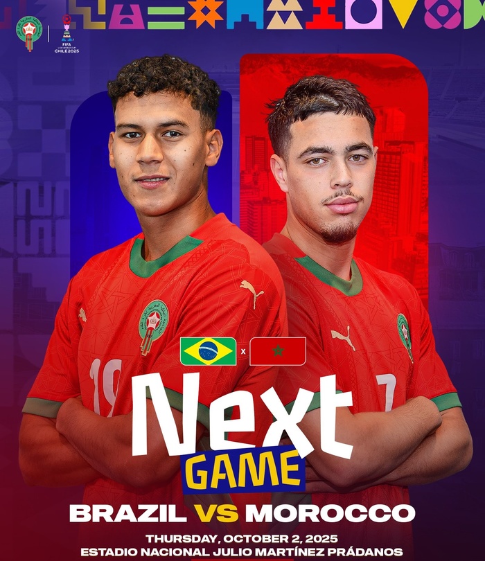 Mondial U20 : Maroc-Brésil cette nuit : Horaire ? Chaînes ?