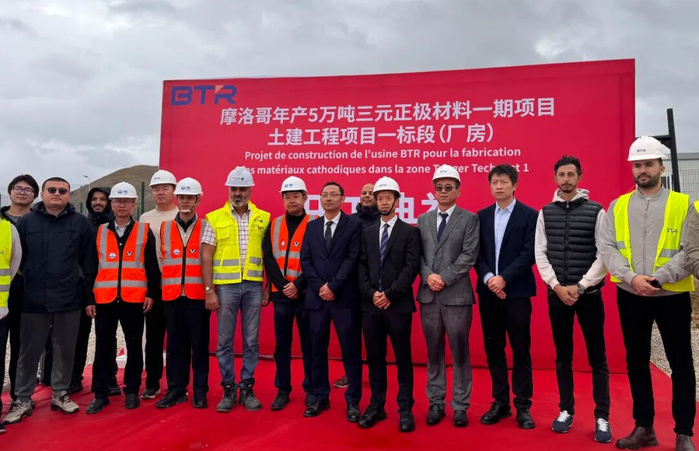 Matériaux cathodiques: Démarrage officiel du chantier de l’usine BTR à Tanger
