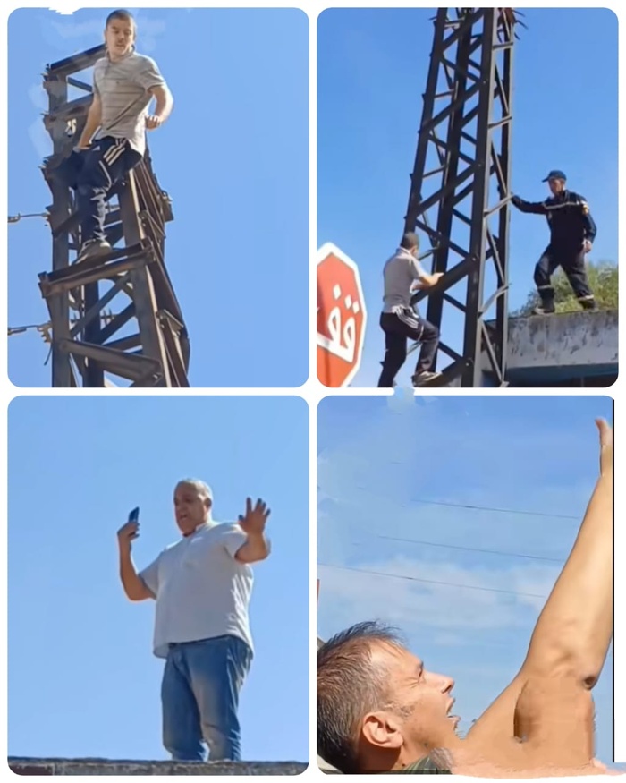 Khemisset : Un pylône pour hurler l'injustice, Youssef sauvé in extremis !