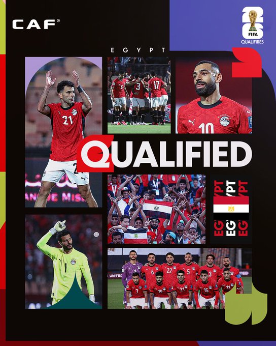 Mondial 26 (Zone Afrique) : L’Égypte qualifiée, le Ghana presque, le Cameroun virtuel barragiste !
