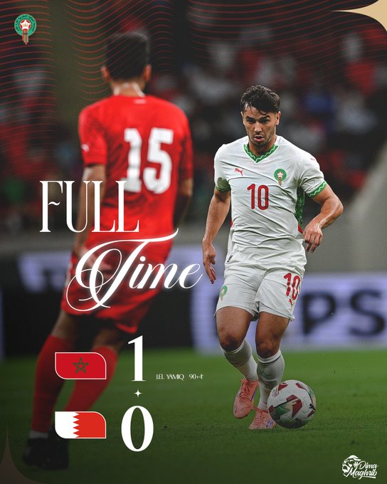Amical Maroc-Bahreïn : un test révélateur