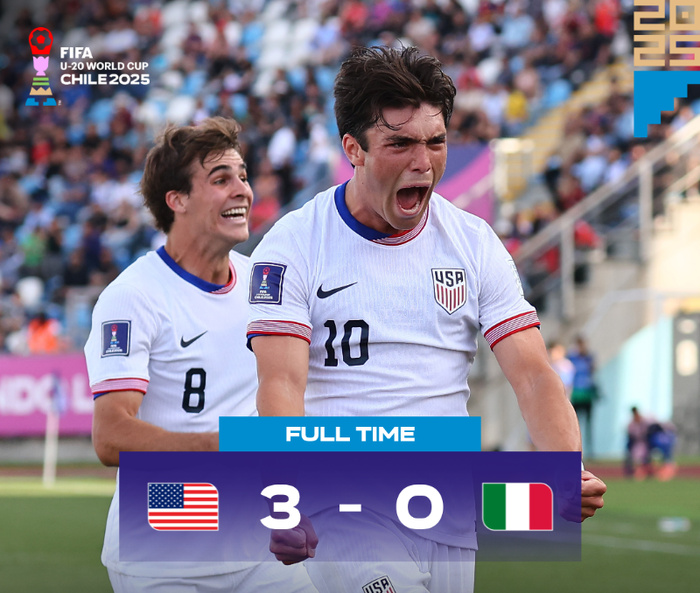 Mondial U20 / 8e de finale : Les États-Unis en quart, en attente du vainqueur de Maroc – Corée du Sud