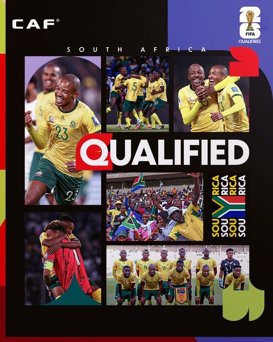 CDM 2026 : L’Afrique du Sud 7e nation africaine qualifiée