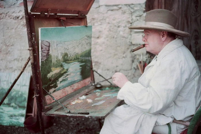 « Marrakech », refuge pictural de Winston Churchill, bientôt aux enchères