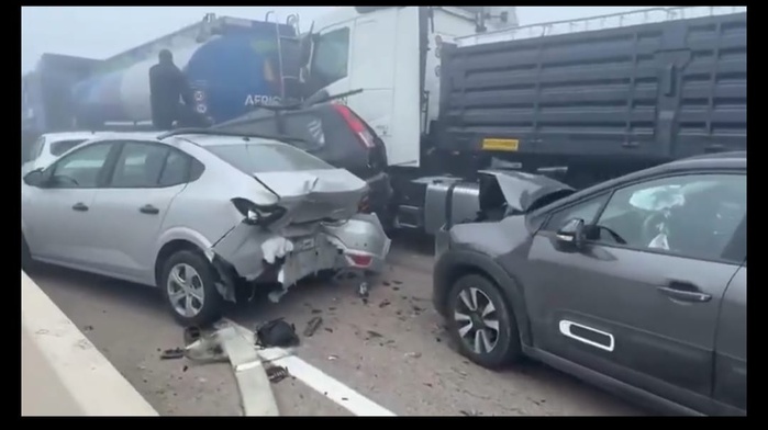 El Jadida: Un violent carambolage fait un mort et plusieurs blessés plus ou moins graves