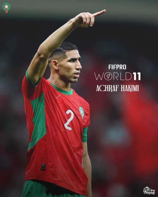 2025 FIFPRO Men’s World 11 / Hakimi dans le Onze Mondial 2025 : la consécration d’un latéral d’exception