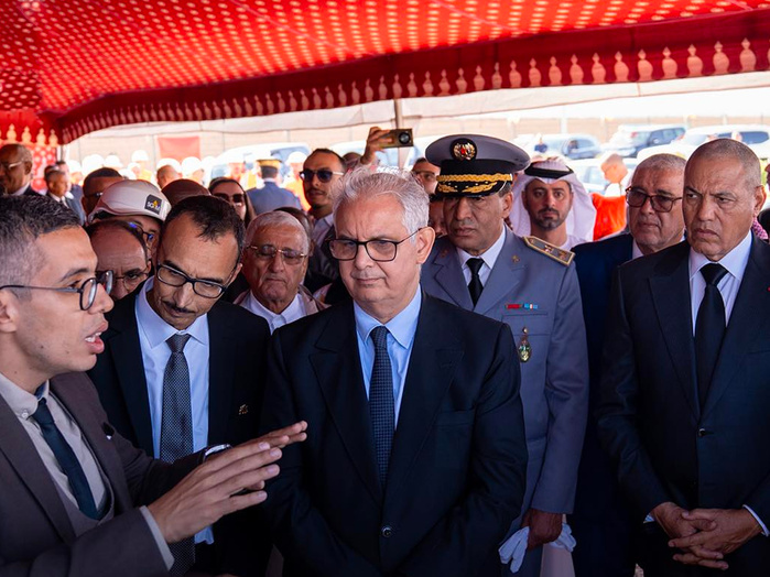 Laâyoune : Baraka supervise les travaux de nombre de chantiers structurants