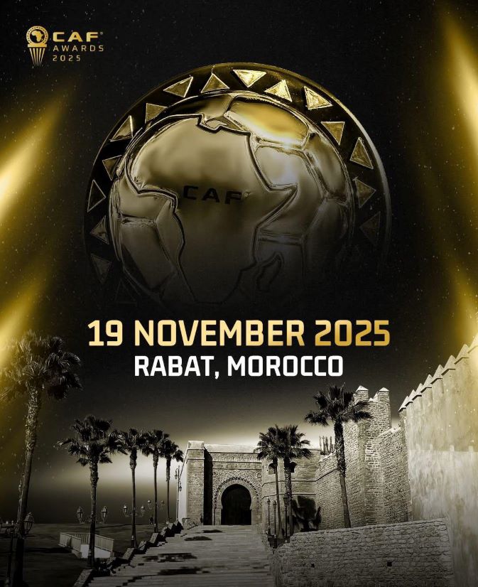 CAF Awards 2025 / Officiel : Rabat accueillera la cérémonie le 19 novembre