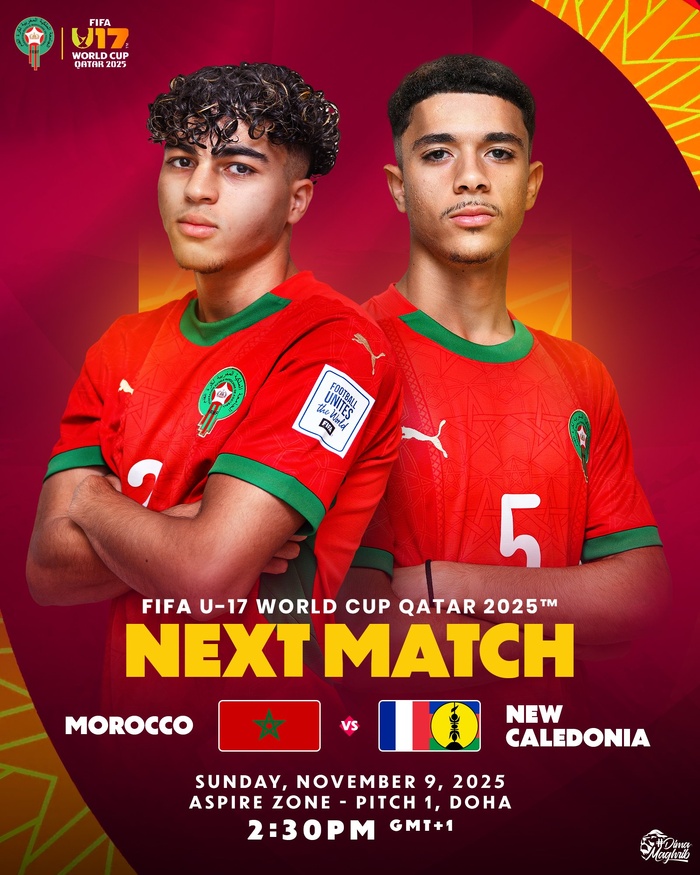 CDM U17 Qatar 25 / Maroc-Nouvelle Calédonie : Les Lionceaux, en détresse XXL, auront-ils la force de rugir cet après-midi ?