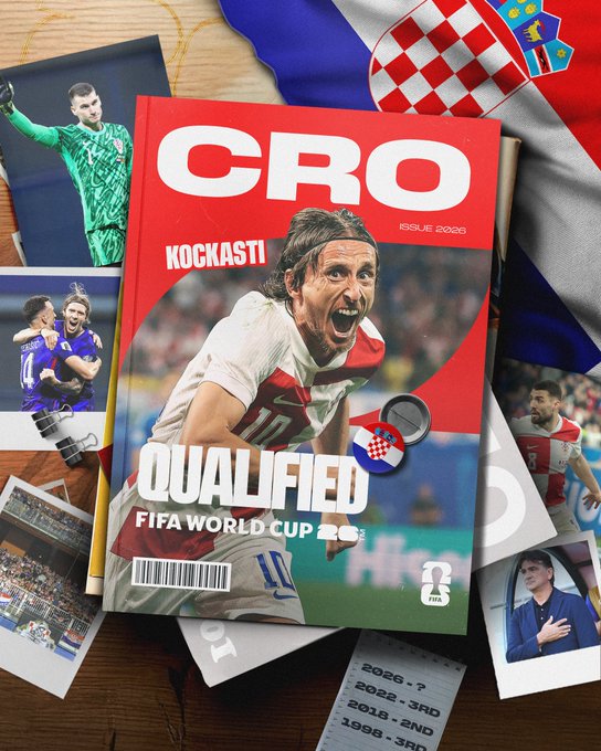 Qualifs CDM26 (UEFA): La Croatie qualifiée (vendredi). Programme  (samedi)