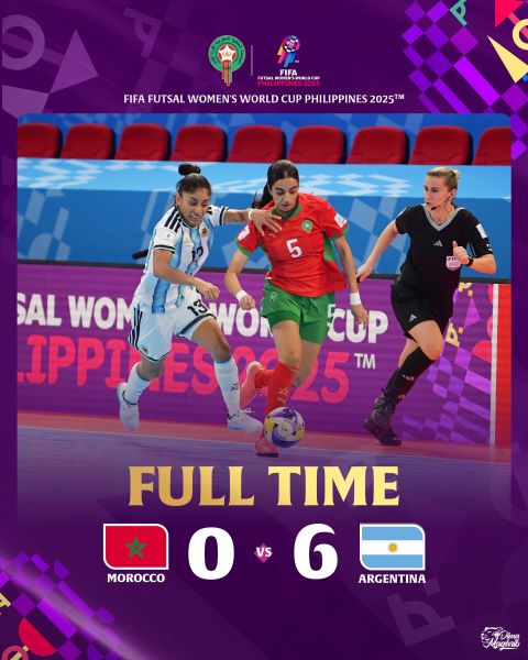 CDM (f) Futsal / ‘’Maroc-Argentine’’ : Les Lionnes s'inclinent face à l'Albicéleste