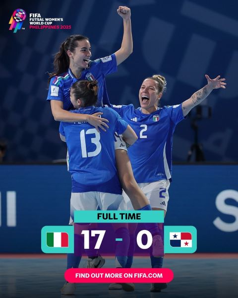 CDM féminine de futsal / J1 : L’Italie frappe fort, le Portugal déroule