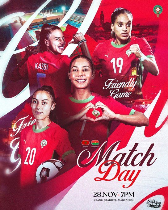 Foot féminin : Maroc–Burkina Faso en amical ce soir à Marrakech
