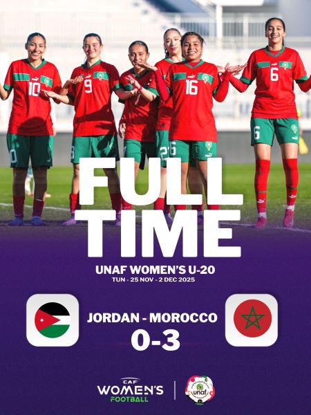 Tournoi UNAF U20 (f) : Les Lioncelles en finale après leur succès contre la Jordanie