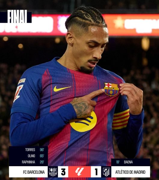 Liga /J15 : Le Barça maitrise l’Atlético