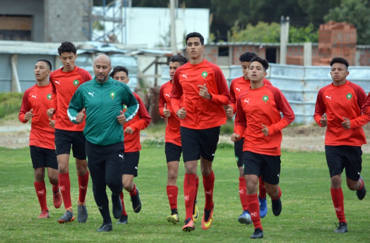 Concentration de l'équipe nationale des U17 : Encore mineurs, les joueurs sont accompagnés par des parents !