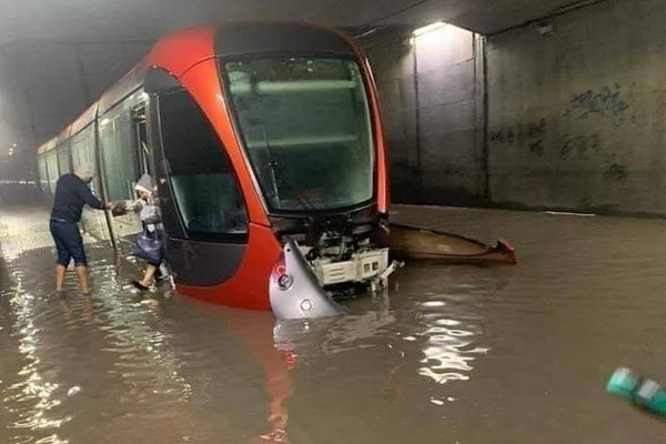 Casablanca/Intempéries: Trafic "très perturbé" sur le réseau tramway