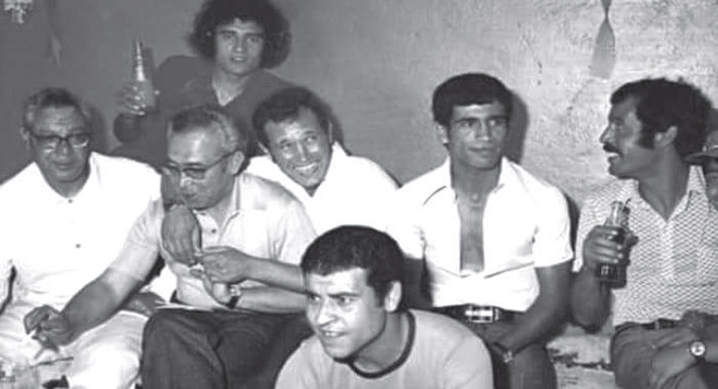 Le MCO des années 70 avec Benbrahim, Smiri, Maghfour, Belhachmi, Belhiouane et Laâmmari.