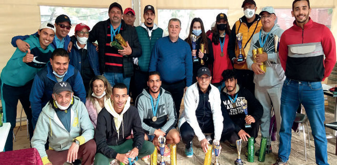 La cérémonie de remise des prix aux différents lauréats et lauréates du tournoi de classement du Stade Marocain.