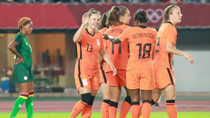 JO / Foot féminin : Les Pays-Bas sans pitié envers la Zambie (10 à 3)