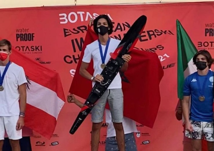 Ski nautique / Championnats d'Europe et d’Afrique 2020-2021: Kamil Belmrah décroche deux médailles d’or